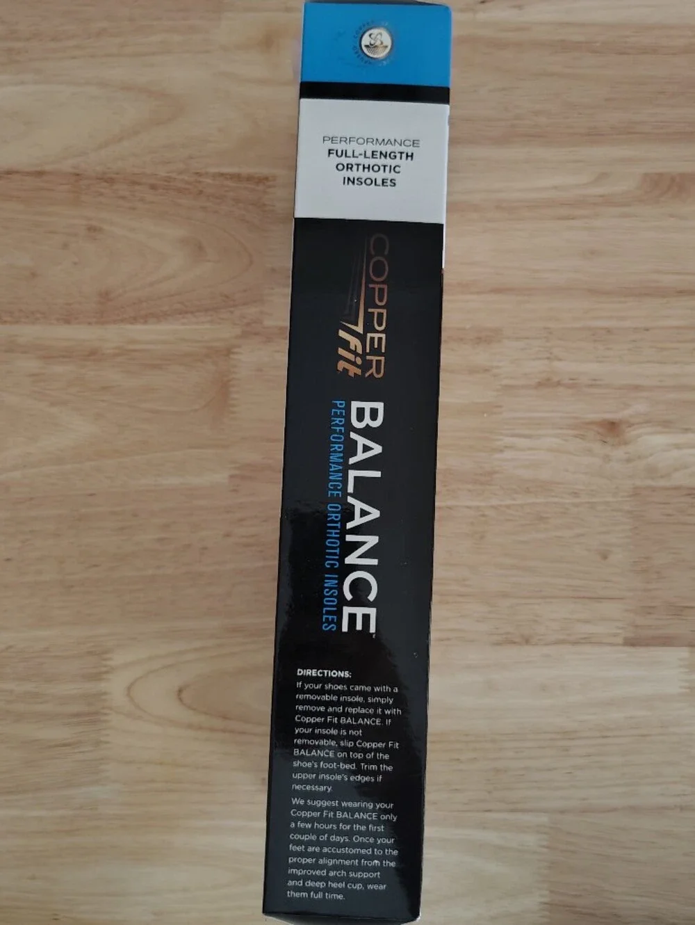 New Copper Fit Balance Performance Orthotic Insoles - Size X-Large (See Pics)